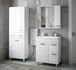 Зеркало-шкаф Corozo Денвер 60см белый SD-00000533